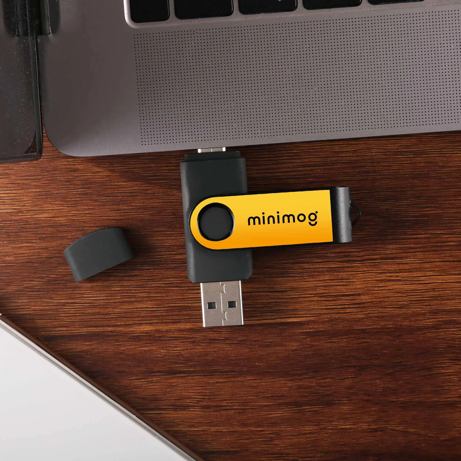 Custom USB Drive Dual Connector Swivel Design - 32GB