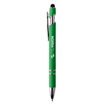 Stylus Pen Velvet-Touch Barrel Chrome Accents - 5 3/4 in - product view 3