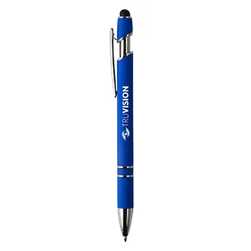 Stylus Pen Velvet-Touch Barrel Chrome Accents - 5 3/4 in - product view 4