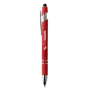 Stylus Pen Velvet-Touch Barrel Chrome Accents - 5 3/4 in - product view 6