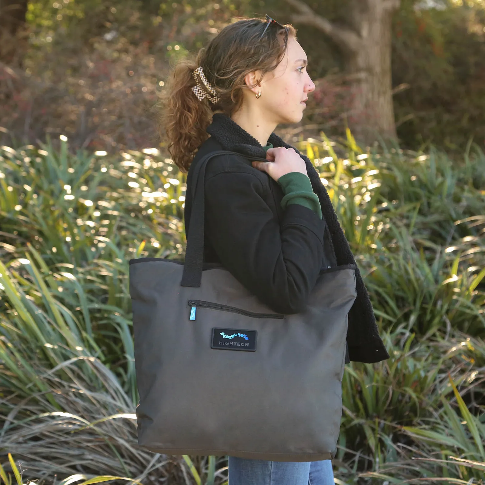 Tote Bag Recycled RPET Water Resistant - 18 x 15 in