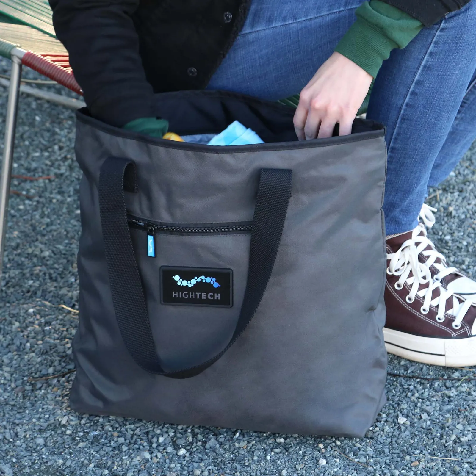 Tote Bag Recycled RPET Water Resistant - 18 x 15 in - product view 3