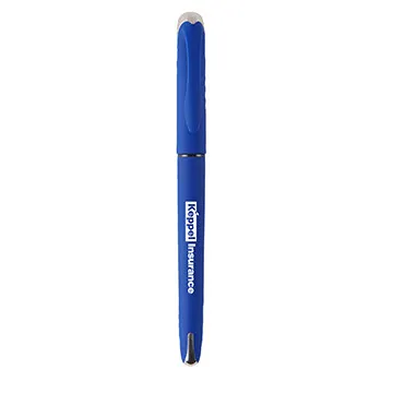 Gel Pen Velvet-Touch Metallic Cap Design - 5.88 in - product view 5
