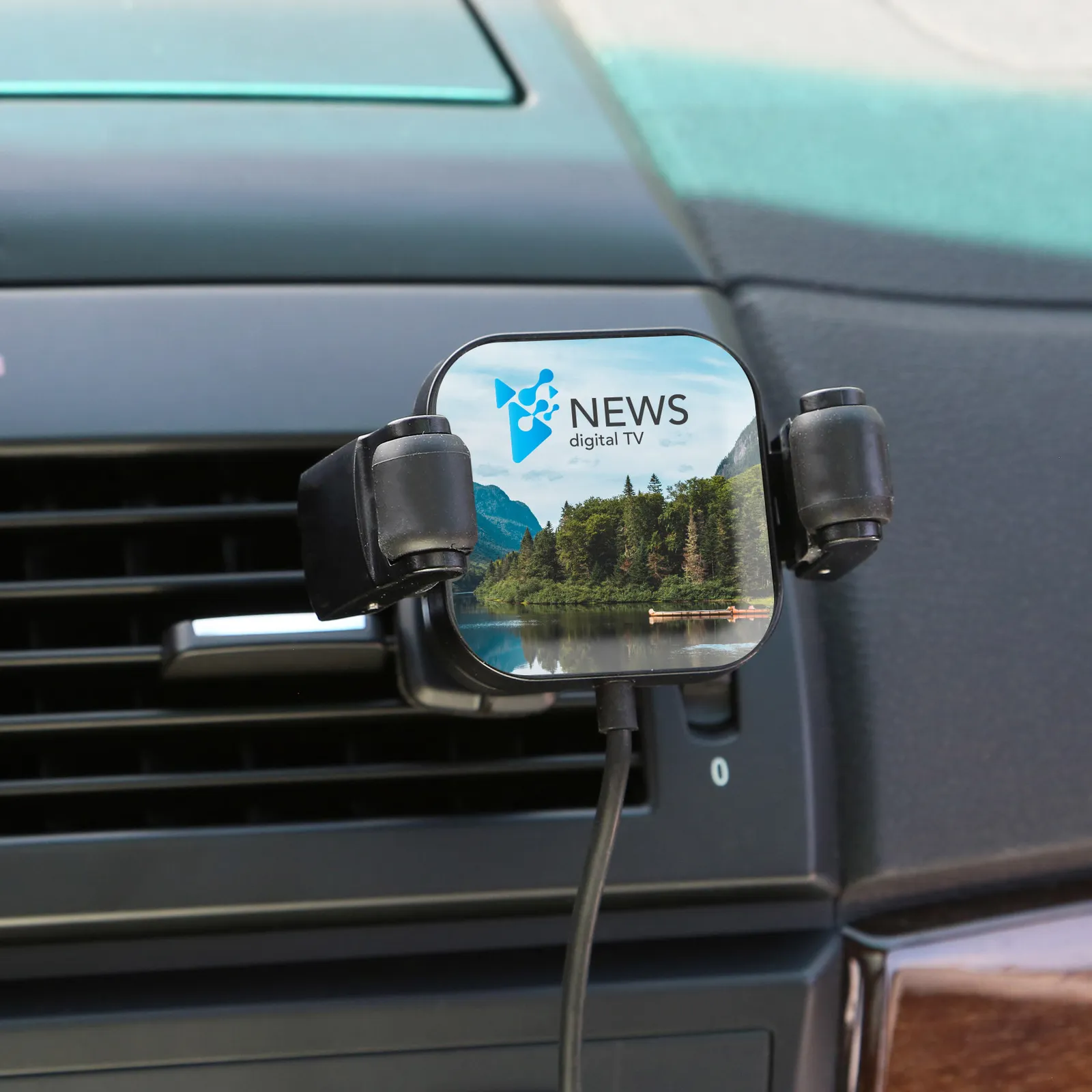 Wireless Charging Car Phone Dock Mount - 3.5 x 2.5 in