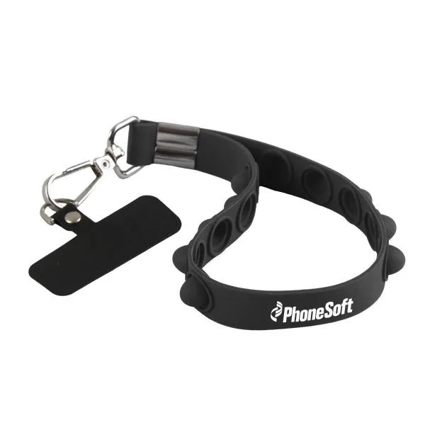 Silicone Pop-It Phone Wristlet and Stress Reliever