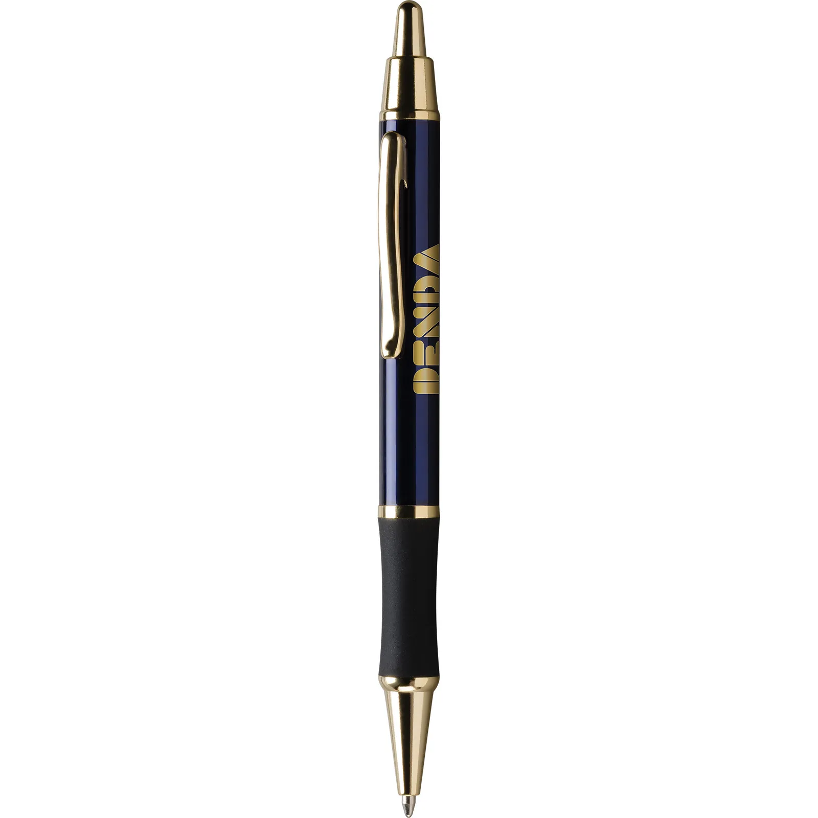 Executive Pen with 24K Gold Accents and Rubber Grip - product view 3