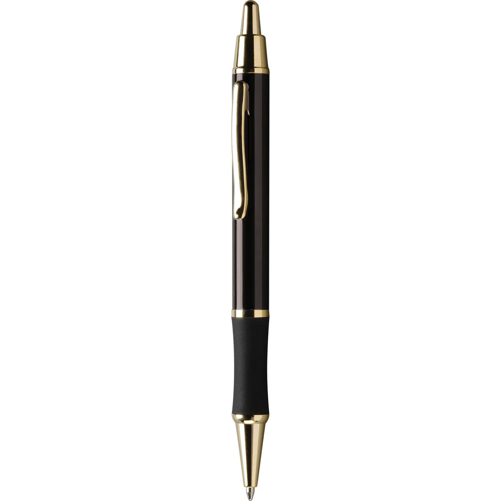 Executive Pen with 24K Gold Accents and Rubber Grip - blank view 7