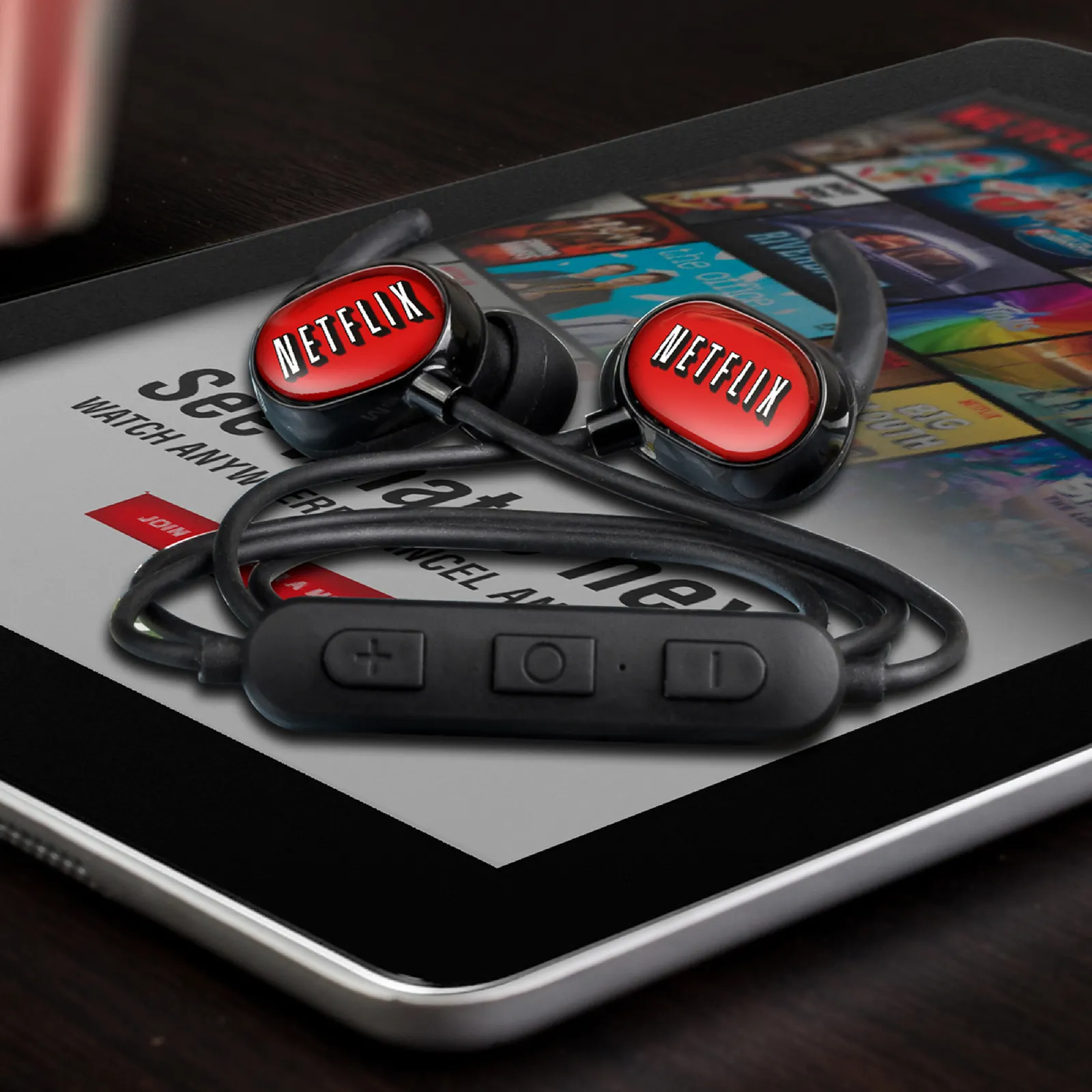 Wireless Headset with 9 Hour Battery and Voice Control