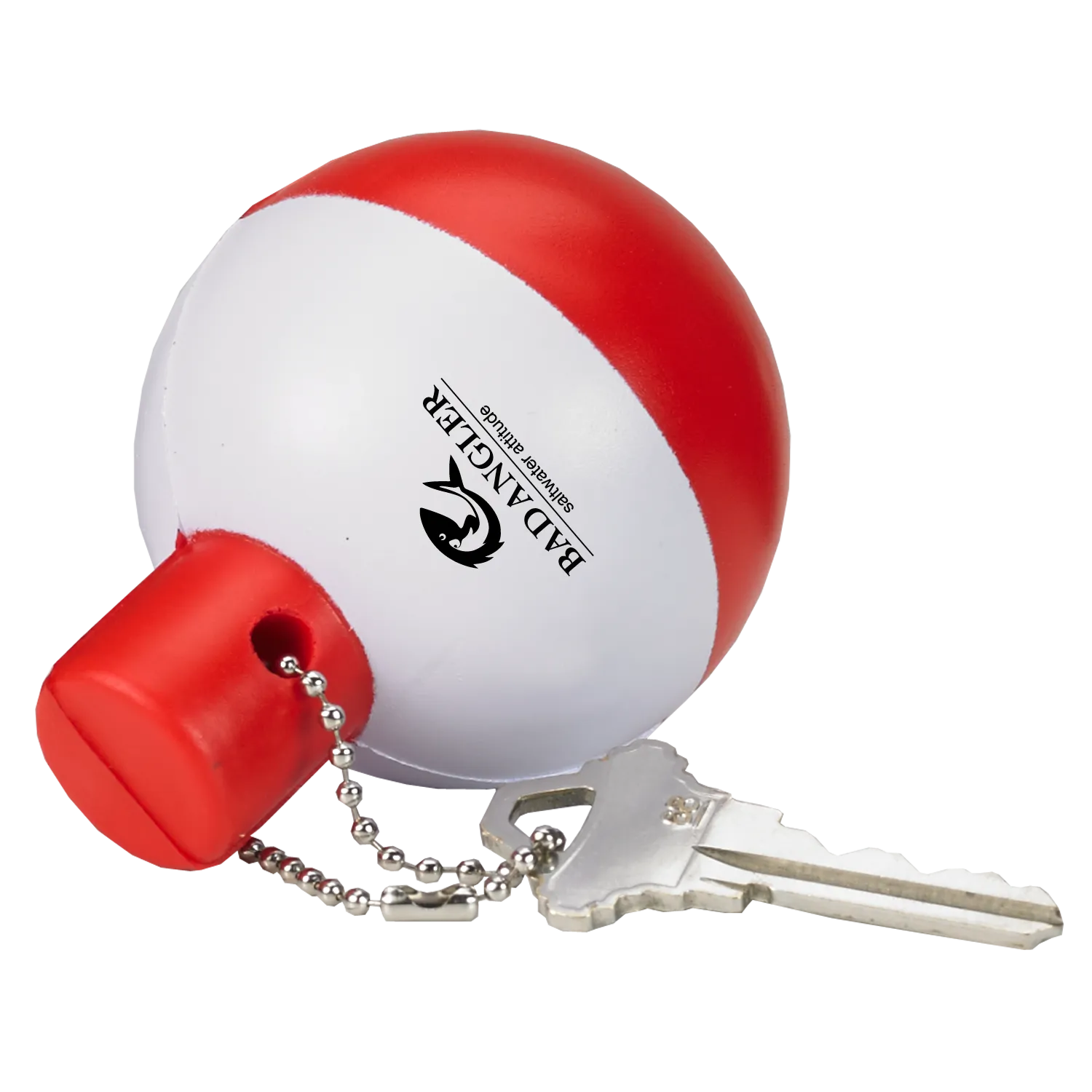 Floating Keychain Fishing Bobber Shape Polyurethane - 3 in