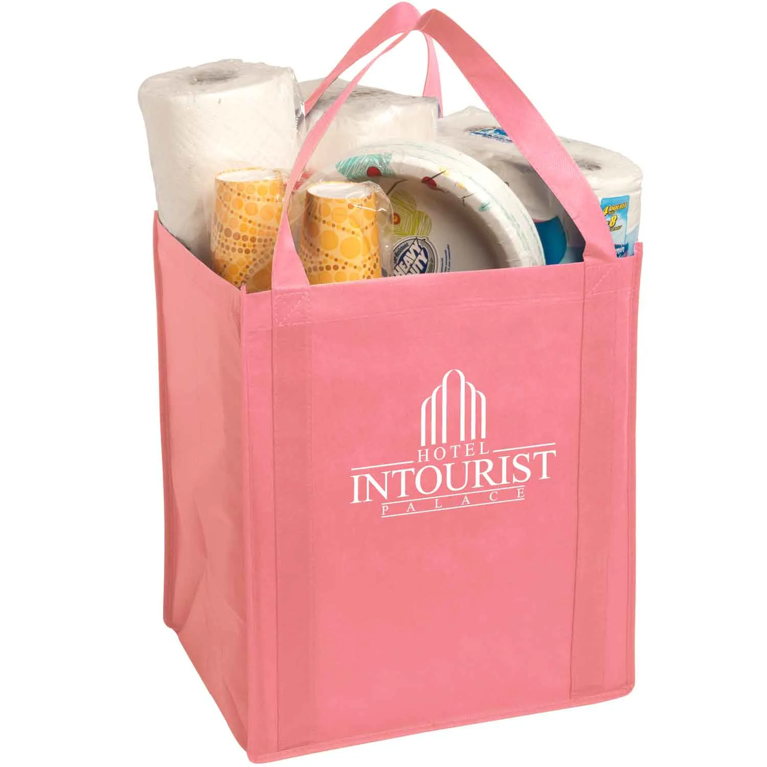 Custom Tote Bag Large Non-Woven Grocery - 13 x 15 x 10 in - product view 4