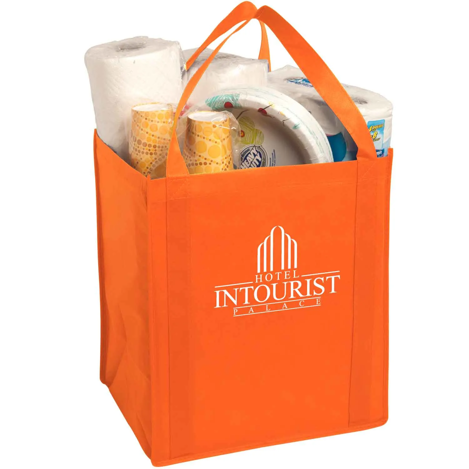 Custom Tote Bag Large Non-Woven Grocery - 13 x 15 x 10 in - product view 5
