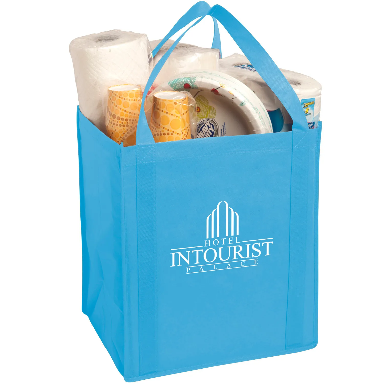 Custom Tote Bag Large Non-Woven Grocery - 13 x 15 x 10 in - product view 8