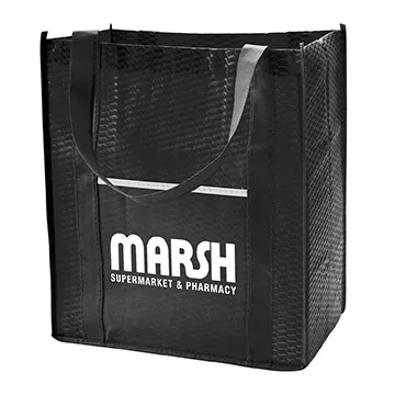 Custom Tote Bag Riptide Wave Textured - 13 x 15 x 8 in