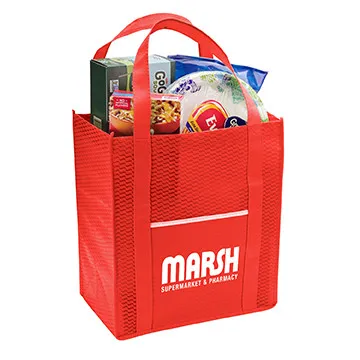 Custom Tote Bag Riptide Wave Textured - 13 x 15 x 8 in - product view 8