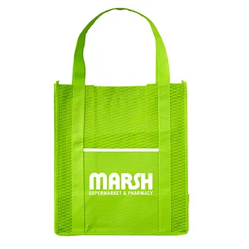 Custom Tote Bag Riptide Wave Textured - 13 x 15 x 8 in - product view 12