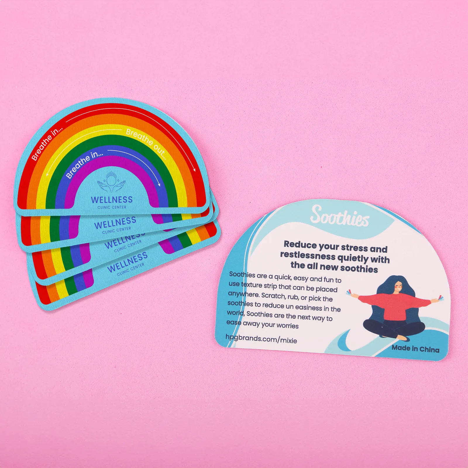 Stress Relief Strips Semicircle Textured - 2.5 x 1.5 in