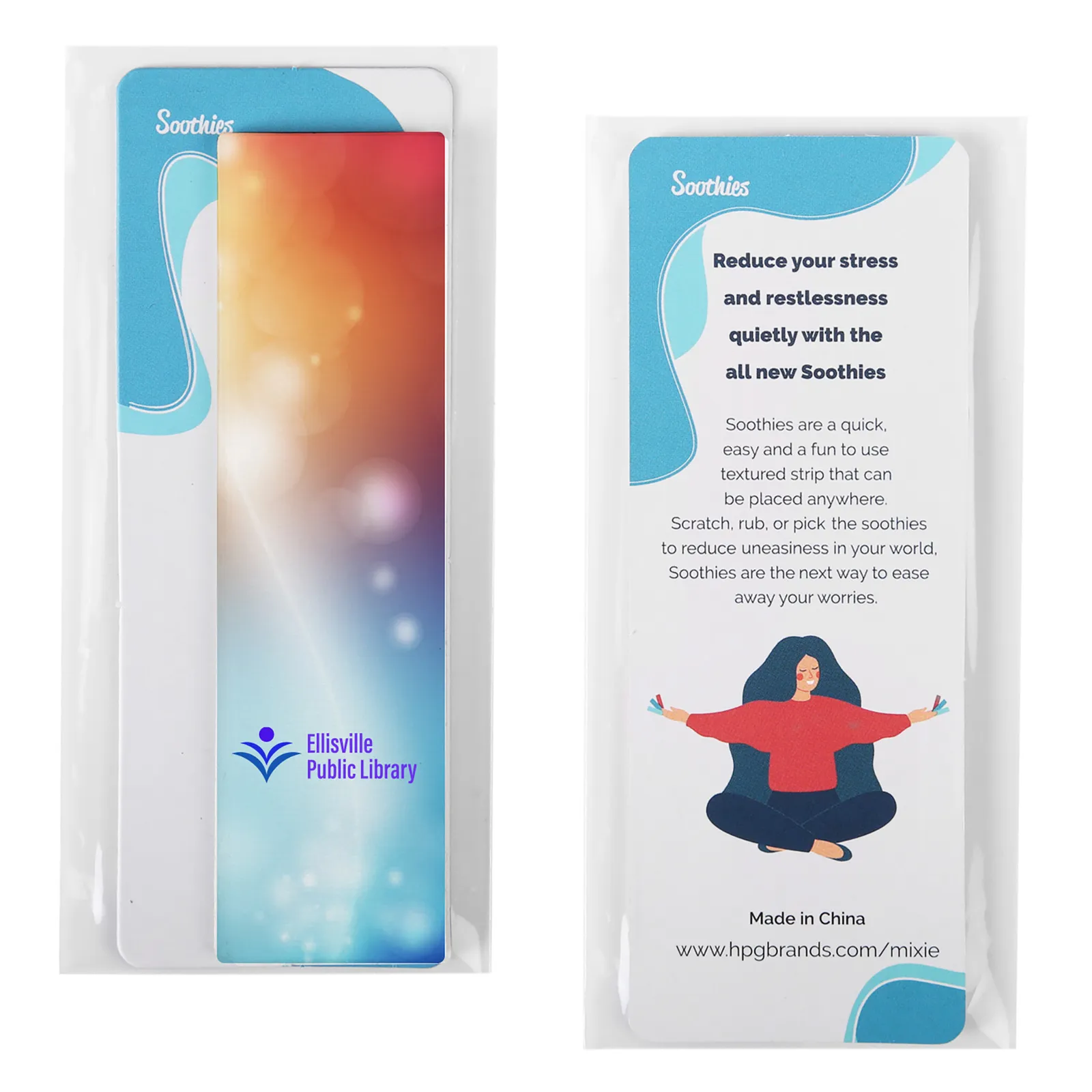 Sensory Strip Textured Stress Relief Adhesive Backing - product view 3