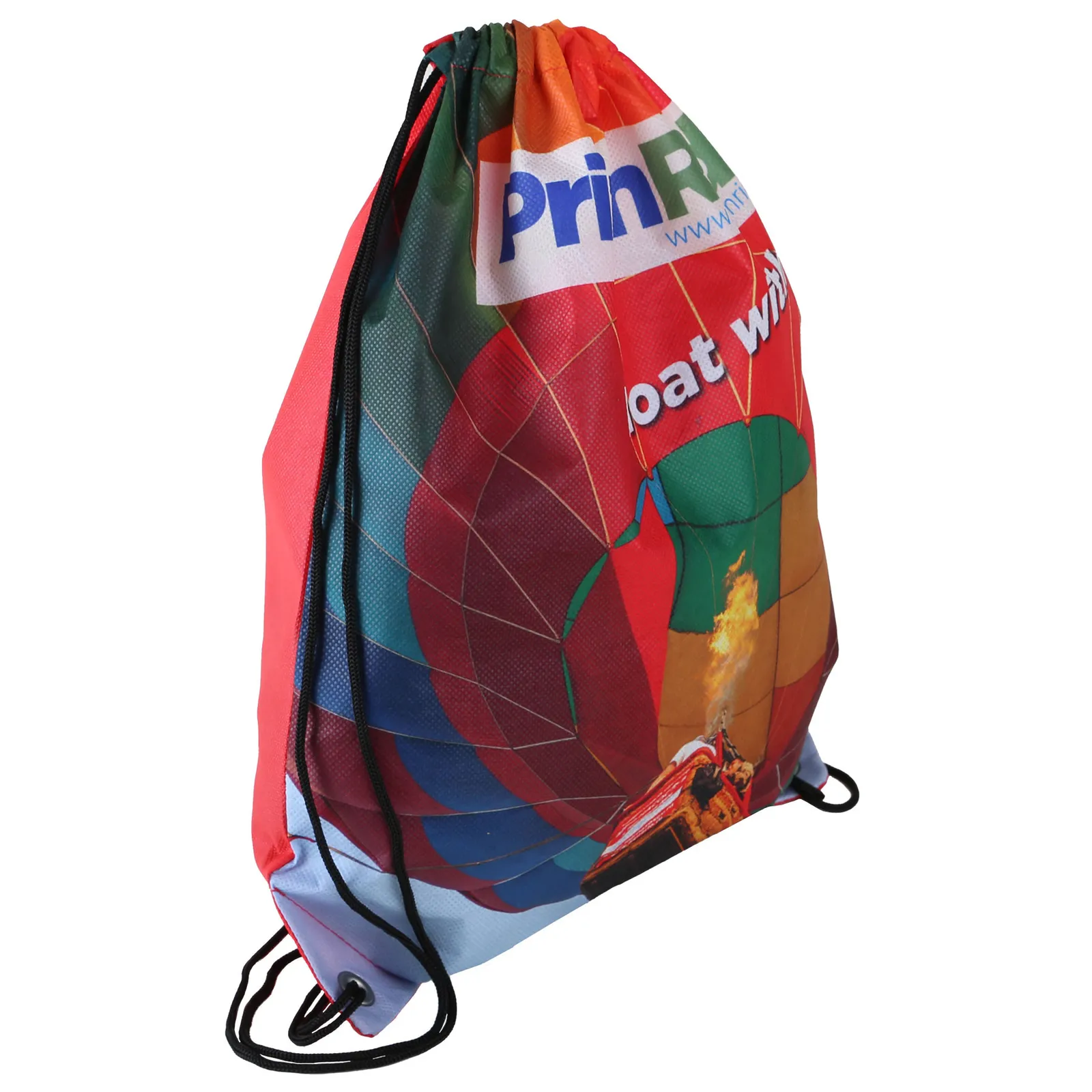 Custom Drawstring Backpack Non-Woven Sublimated - 14 x 17 in - product view 4