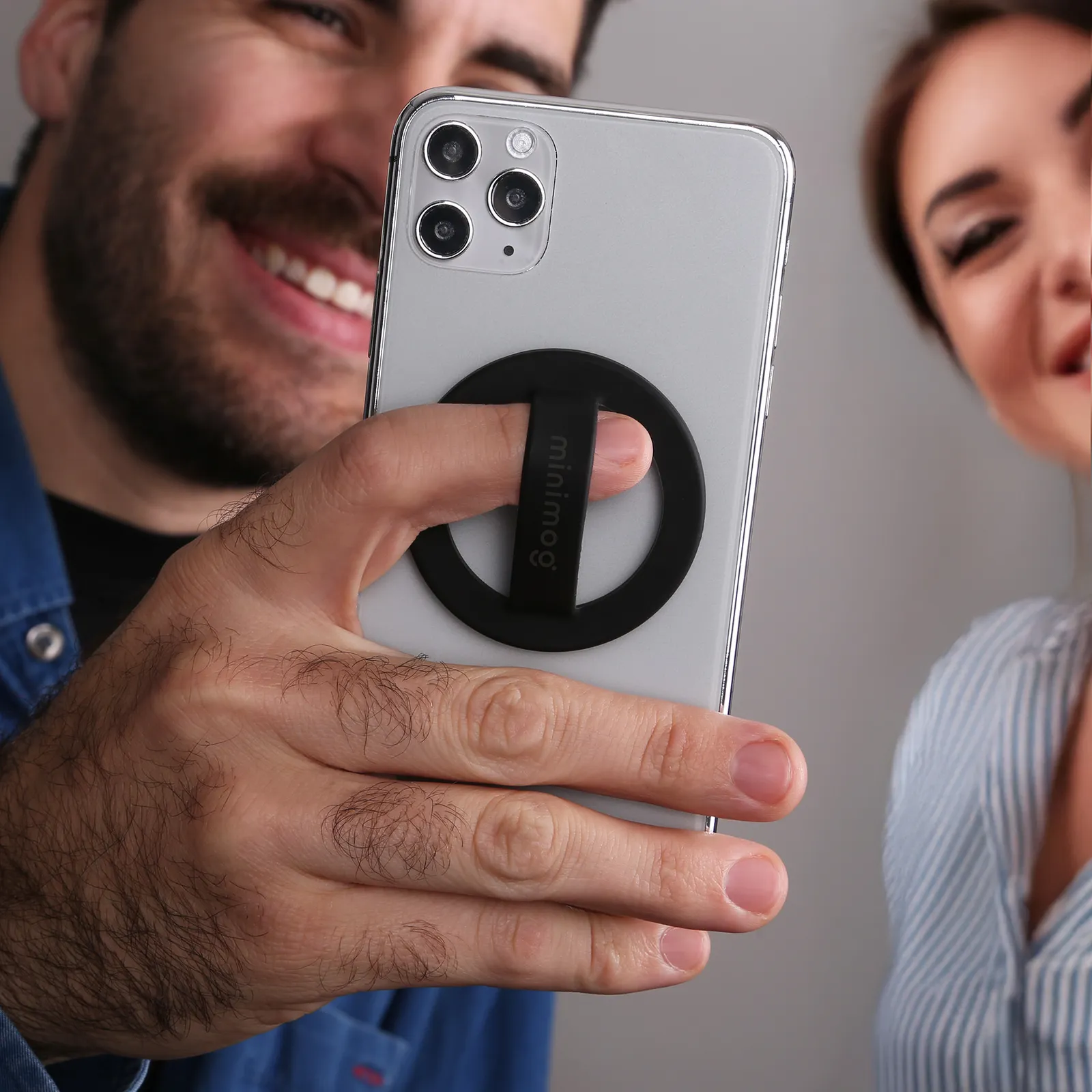 Phone Grip Magnetic Silicone Loop - 2.25 in DIA - promotional product with custom logo