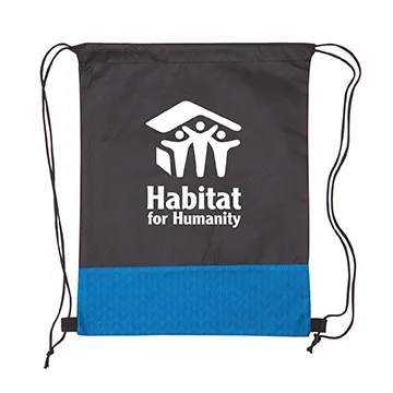 Custom Drawstring Backpack Non-Woven Dual Handle - 13 x 16 in - product view 1