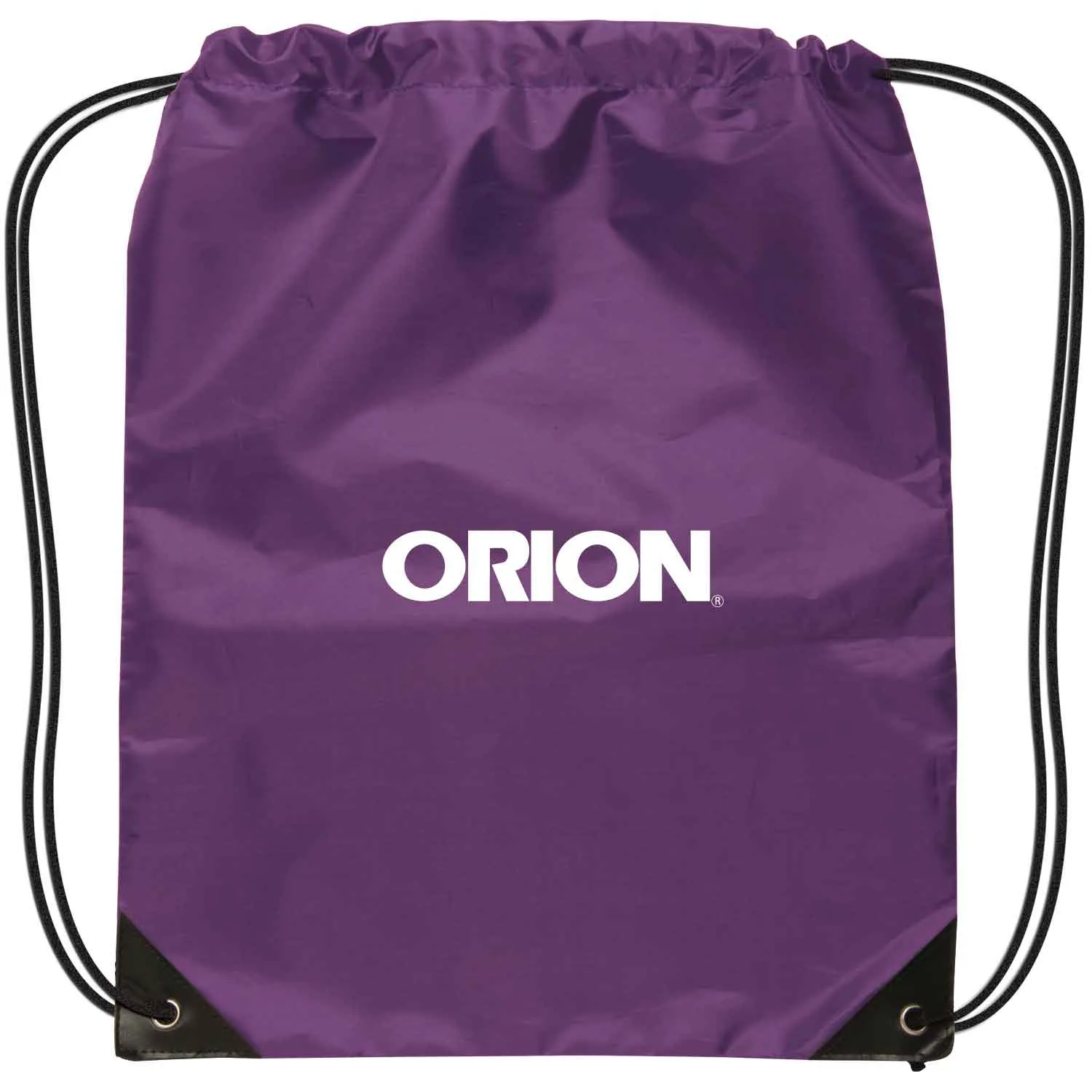 Custom Drawstring Backpack Polyester Reinforced - 14 x 17 in - product view 2
