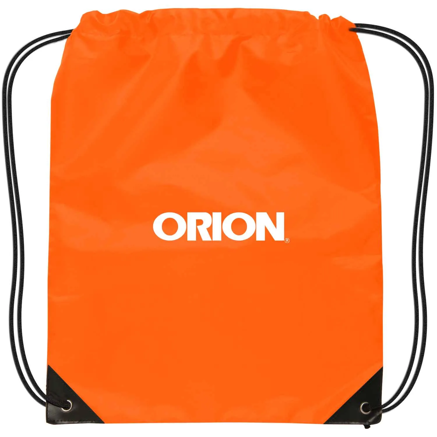 Custom Drawstring Backpack Polyester Reinforced - 14 x 17 in - product view 3