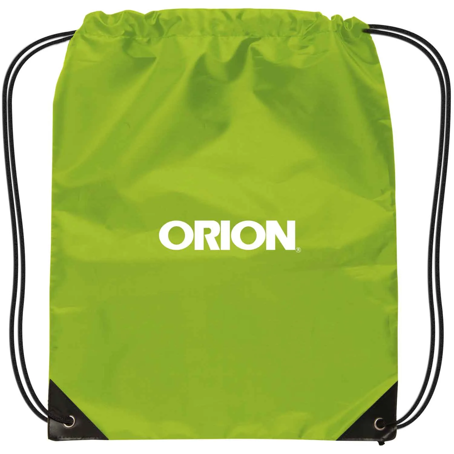 Custom Drawstring Backpack Polyester Reinforced - 14 x 17 in - product view 4
