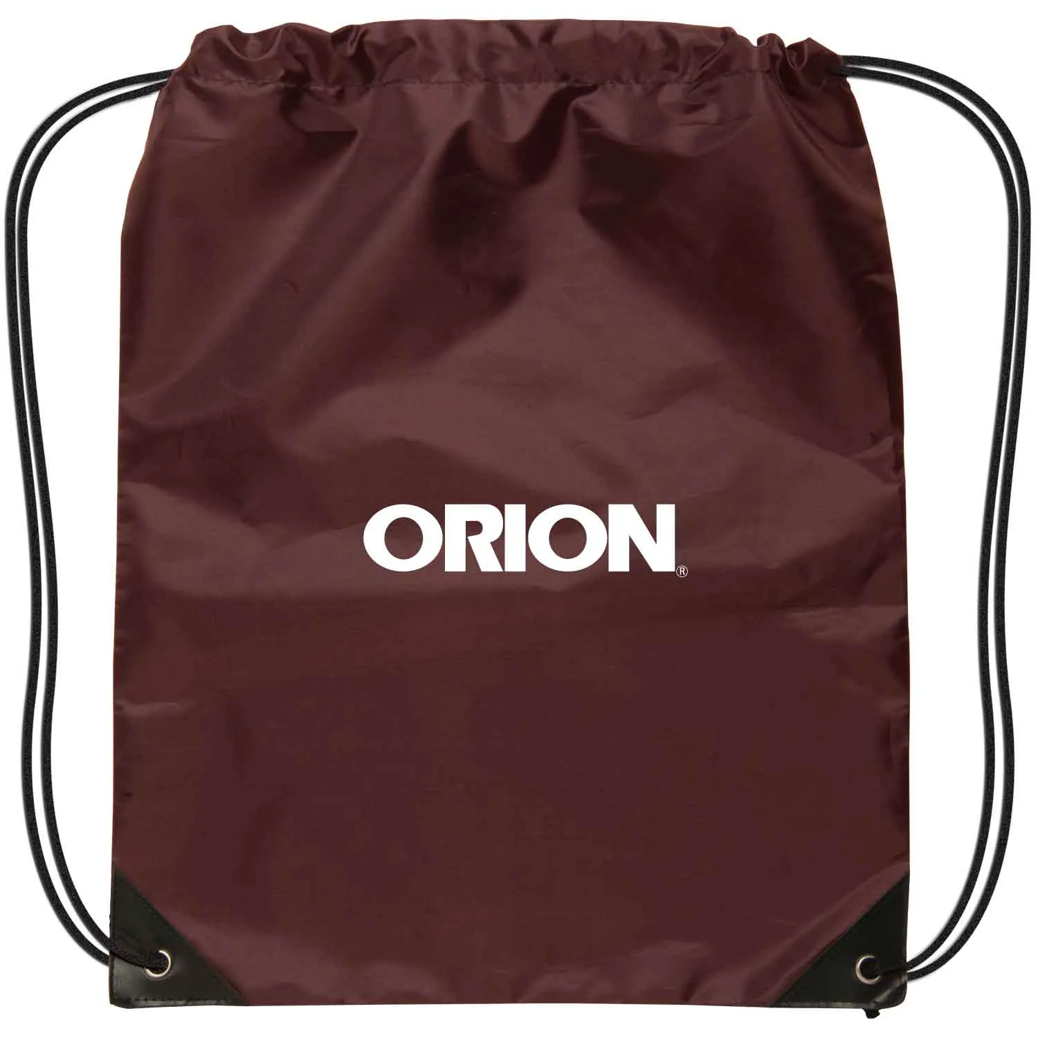 Custom Drawstring Backpack Polyester Reinforced - 14 x 17 in - product view 6