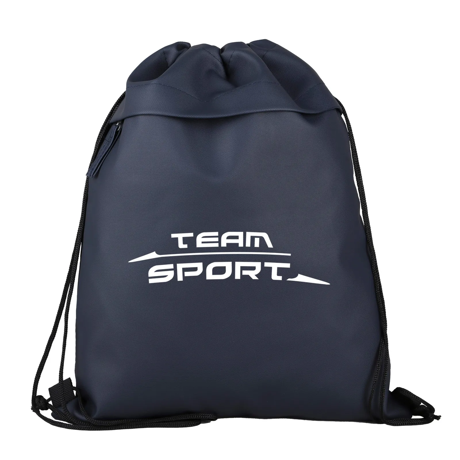 Custom Drawstring Backpack 600D RPET Coated - 13 x 16.25 in - product view 4