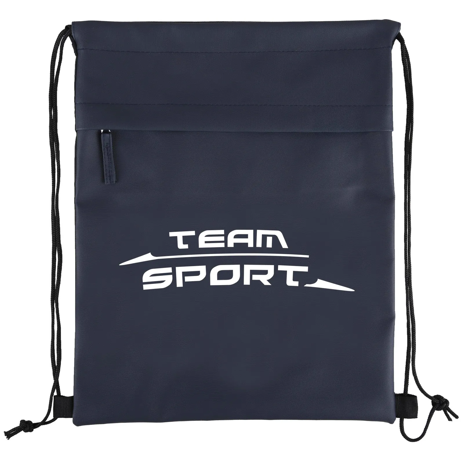 Custom Drawstring Backpack 600D RPET Coated - 13 x 16.25 in - product view 5