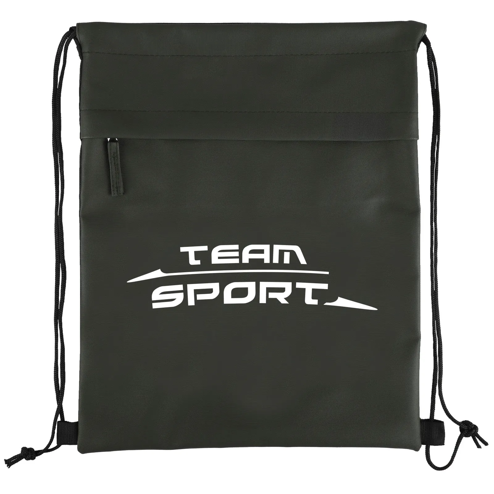 Custom Drawstring Backpack 600D RPET Coated - 13 x 16.25 in - product view 6