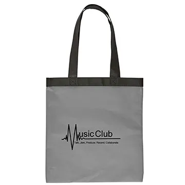 Custom Tote Bag Two-Tone Non-Woven - 13 1/4 x 14 in - product view 8