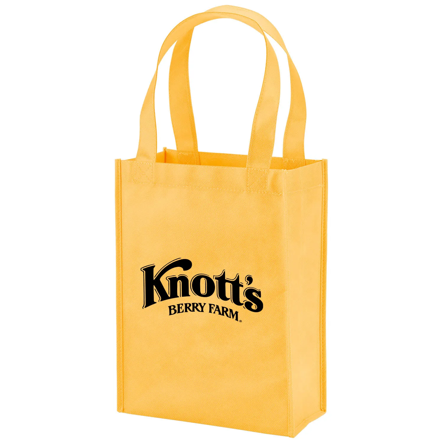 Custom Tote Bag Mini Non-Woven Gusseted - 9 x 12 x 4.5 in