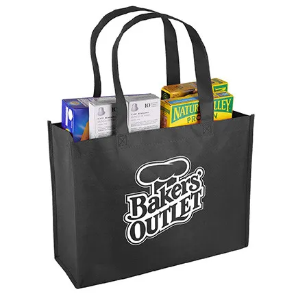 Custom Tote Bag Shopping RPET Large - 16 x 12 x 6 in - product view 2