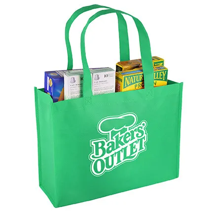 Custom Tote Bag Shopping RPET Large - 16 x 12 x 6 in - product view 3