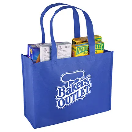 Custom Tote Bag Shopping RPET Large - 16 x 12 x 6 in - product view 4