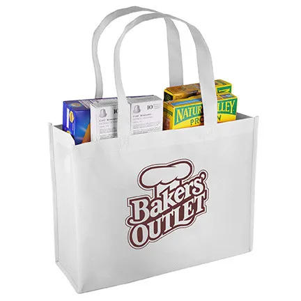 Custom Tote Bag Shopping RPET Large - 16 x 12 x 6 in - product view 5