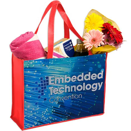 Custom Tote Bag Shopping Sublimated Large - 16 x 12 x 6 in - product view 4