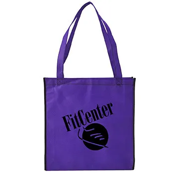Custom Tote Bag Non-Woven Two-Tone Convention - 15 x 15 in - product view 4