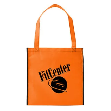 Custom Tote Bag Non-Woven Two-Tone Convention - 15 x 15 in - product view 5