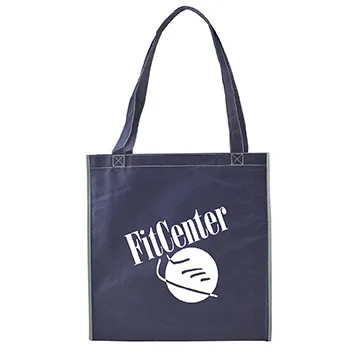 Custom Tote Bag Non-Woven Two-Tone Convention - 15 x 15 in - product view 6