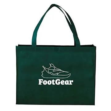 Custom Tote Bag Non-Woven Large Shopping Style - 20 x 15 in - product view 5