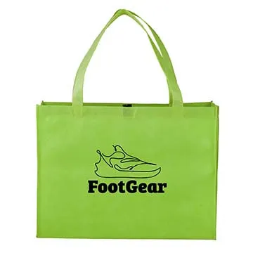 Custom Tote Bag Non-Woven Large Shopping Style - 20 x 15 in - product view 8