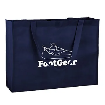 Custom Tote Bag Non-Woven Large Shopping Style - 20 x 15 in - product view 10