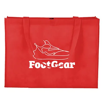Custom Tote Bag Non-Woven Large Shopping Style - 20 x 15 in - product view 17