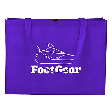 Custom Tote Bag Non-Woven Large Shopping Style - 20 x 15 in - product view 18