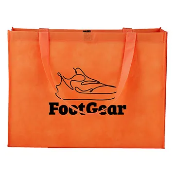 Custom Tote Bag Non-Woven Large Shopping Style - 20 x 15 in - product view 19