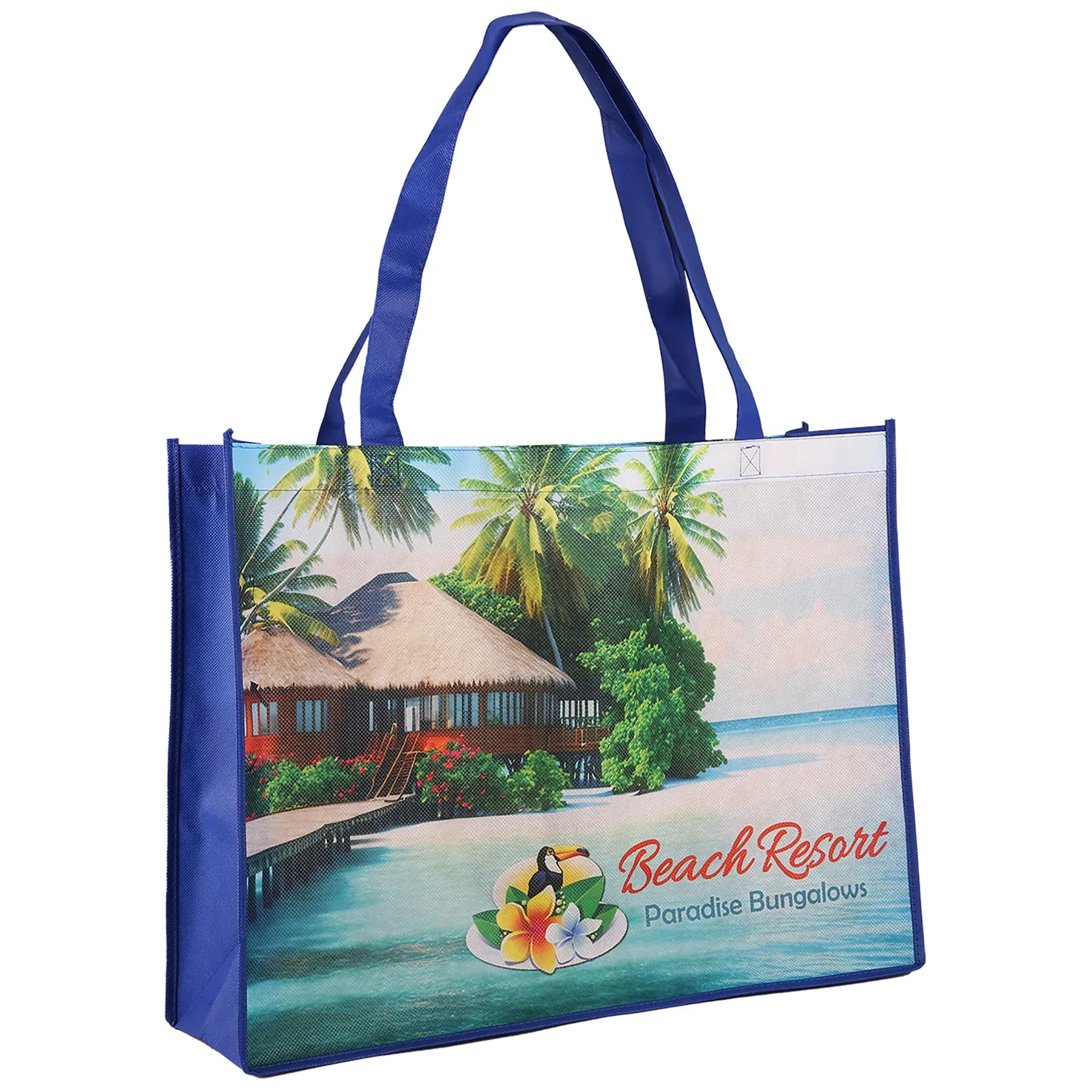 Custom Tote Bag Non-Woven Sublimated Shopping - 20 x 15 in - product view 7