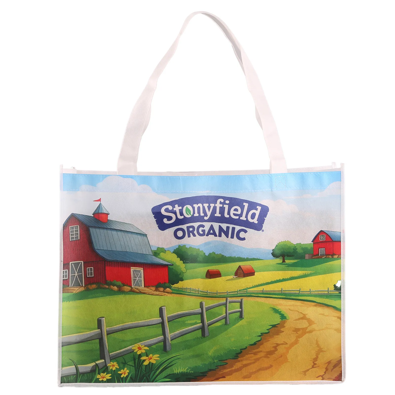 Custom Tote Bag Non-Woven Sublimated Shopping - 20 x 15 in - product view 9