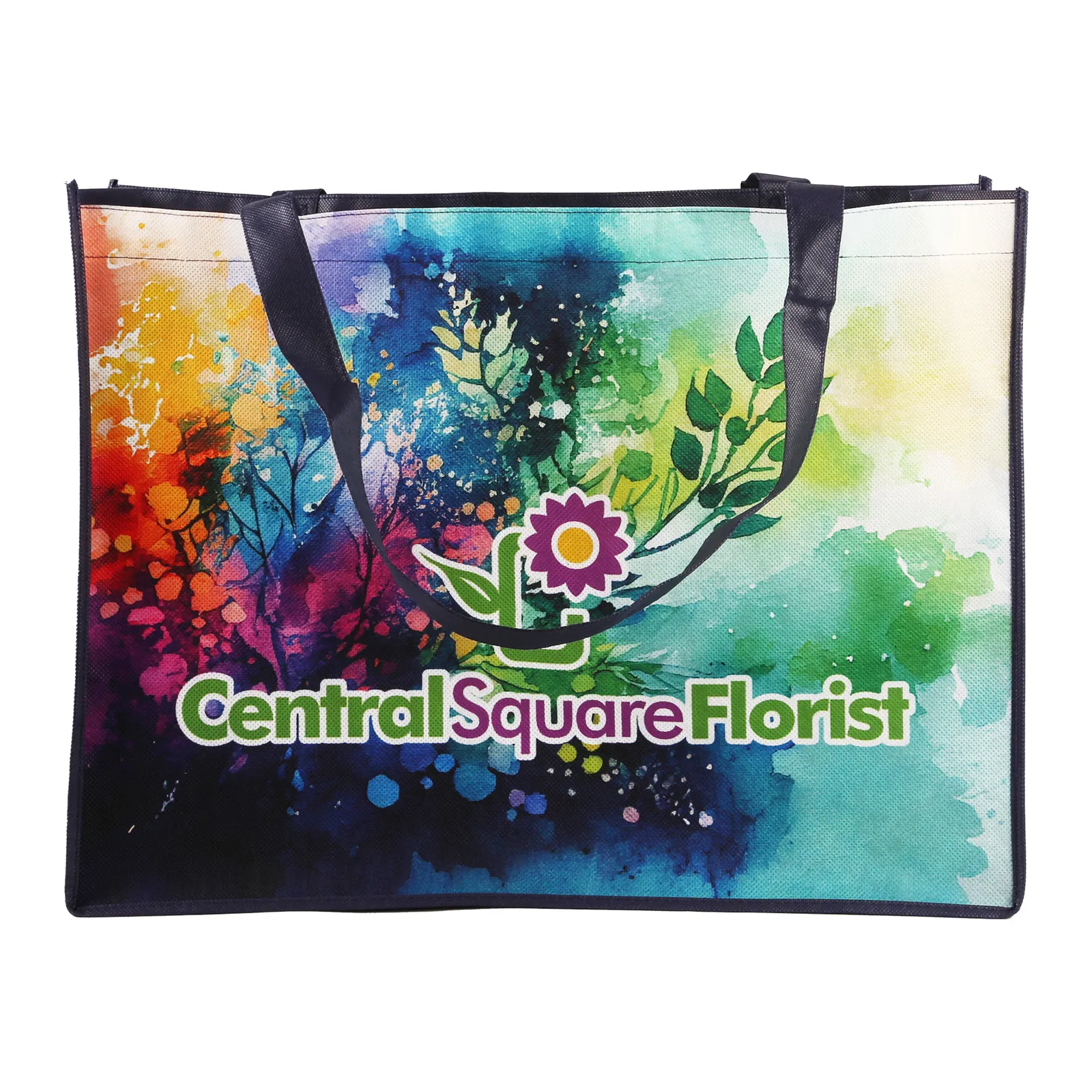 Custom Tote Bag Non-Woven Sublimated Two-Sided - 20 x 15 in - product view 2